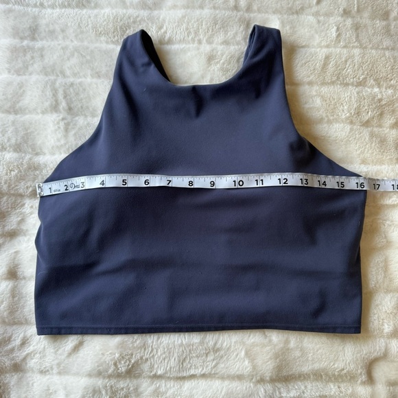 Athleta Conscious Crop in Powervita Navy Blue 446564 Size Large - Picture 4 of 10